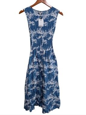 Alquema Smash Pocket Dress in Clouds Size XS/S NWT
